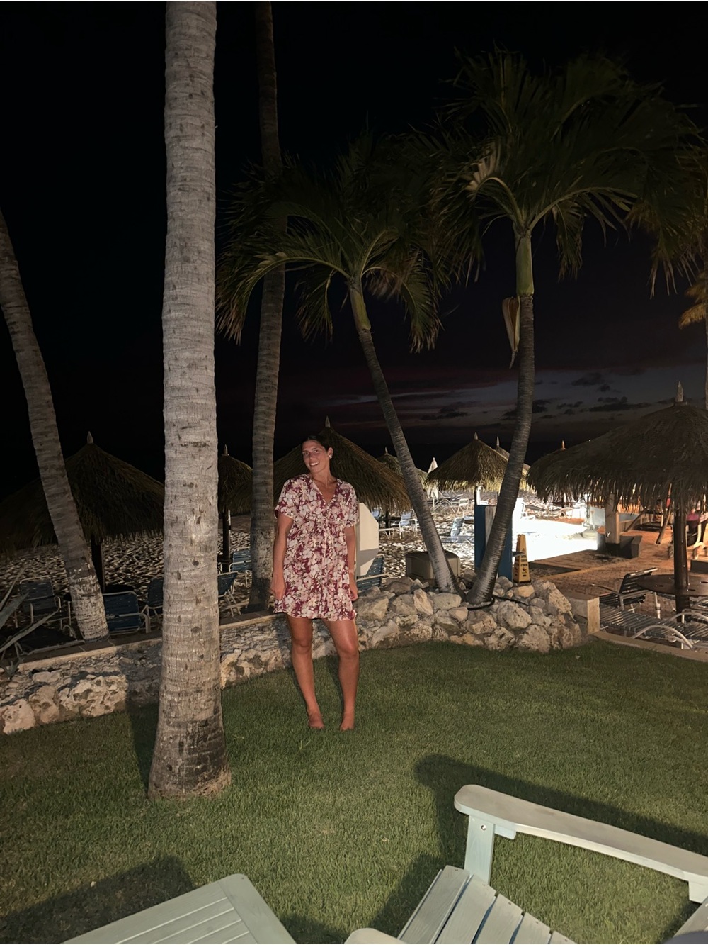 Lulu's Floral Short Sleeve V-Neck Dress in Pink and Brown